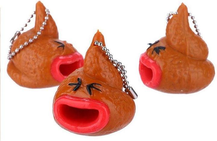Image du produit PhoneLook Porte-clés universel souple et malléable caca (1 pièce)