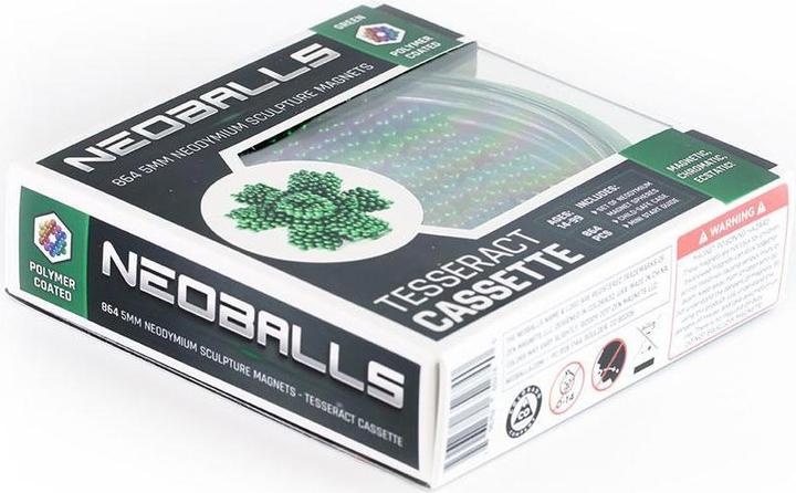 Image du produit Neoballs Sphere Magnets Green - Cassette Tesseract