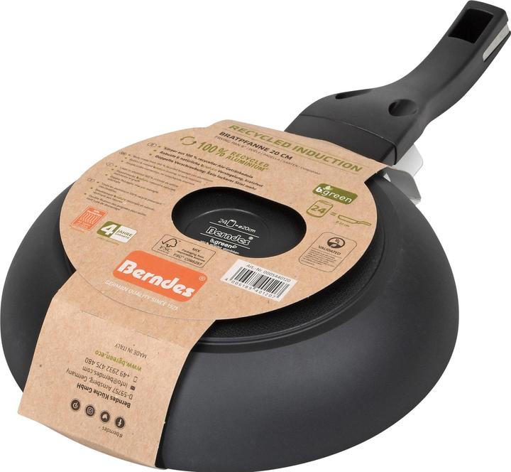 Actual product image Berndes Frying pan Alu Recycled Induction 20 cm (20 cm, Frying pan, Aluminium)