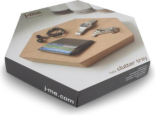j-me HEX cork tray