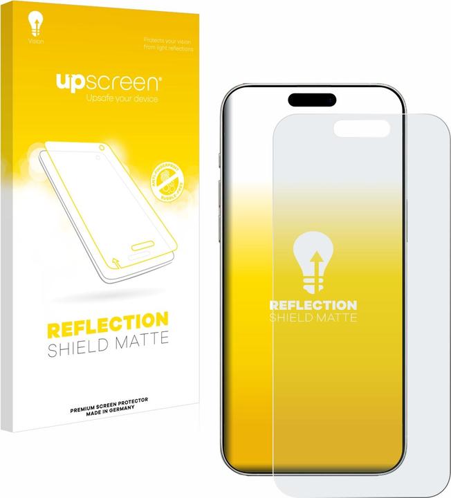 Immagine prodotto upscreen Pellicola protettiva Pellicola protettiva antiriflesso opaca (1 Pezzo/i, Apple iPhone 16)