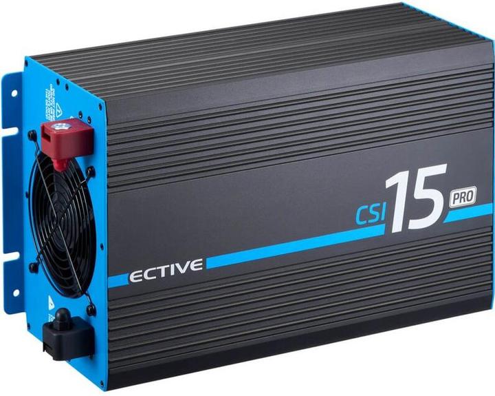 Produktbild Ective CSI 15 PRO 1500W/12V Sinus-Wechselrichter mit Netzvorrangschaltung und Ladegerät
