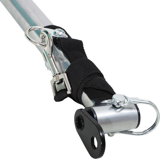 Produktbild Swisshandel24 Hundeanhänger Jogger Fahrradanhänger Hunde Hunde-Fahrradanhänger Rot+Schwarz 155 x 83 x 108 cm