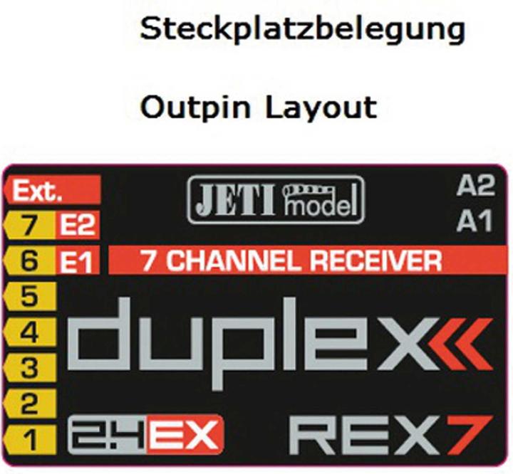 Produktbild Jeti Empfänger REX 7 duplex