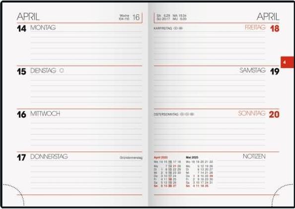 Produktbild Brunnen 1073112015 Taschenkalender Modell 731 (2025) 'Universe'| 2 Seiten = 1 Woche| A6| 144 Se (10 x 14 cm, Deutsch)