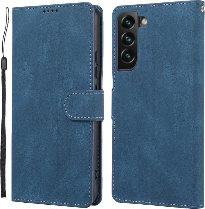 Cover-Discount Galaxy S23 - Leather Case Cover blue (Samsung Galaxy S23)