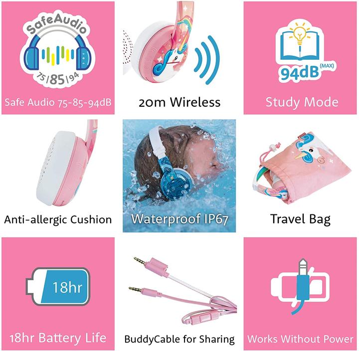 Produktbild Buddyphones Wave Kinderkopfhörer