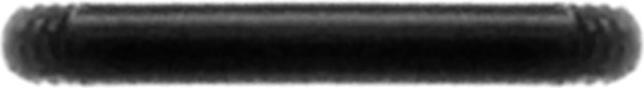 Produktbild Star Piercing Barbell-Stab schwarz (Acryl, ohne Messing)