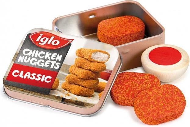 Actual product image Erzi 15160 - Chicken Nugets from Iglo in a tin