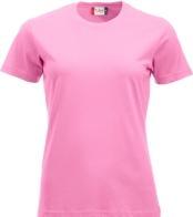 Clique Damen T-Shirt Classic-T 029361, Baumwolle, hellpink, Grösse L (L)
