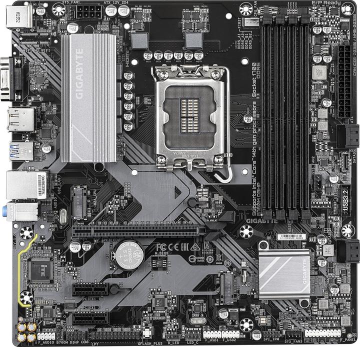 Actual product image Gigabyte B760M D3HP (LGA 1700, Intel B760, mATX)