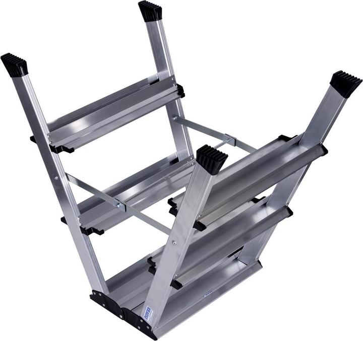 Image du produit Krause Marchepied pliant double en aluminium kl (Escabeau, 42 cm)