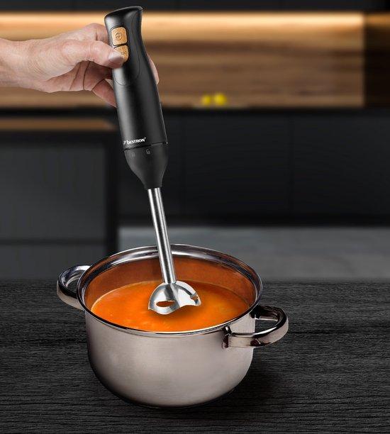 Immagine prodotto Bestron Frullatore a mano, serie Black & Wood