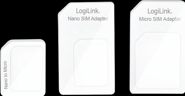 Actual product image LogiLink SIM card adapter set