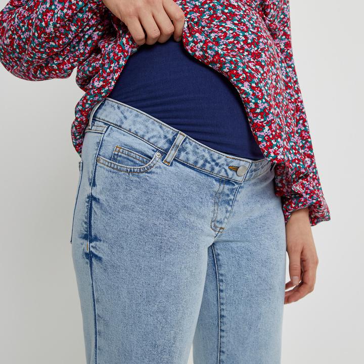Image du produit La Redoute Collections Jeans de grossesse droit avec un empiècement extensible à la taille (26)