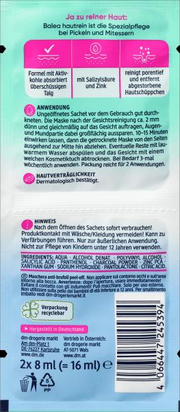 Immagine prodotto dm Balea Maschera peel-off anti brufoli per pulire la pelle