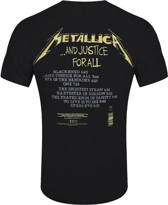 Immagine prodotto Metallica And Justice For All Maglietta Brani Adulto Unisex (XXL)