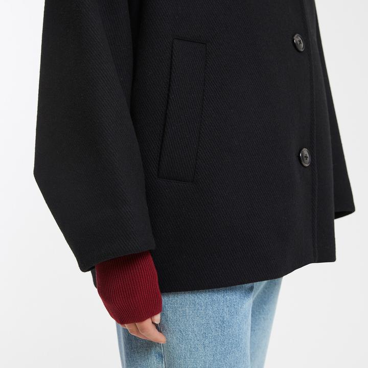 Actual product image La Redoute Collections Kurzmantel mit Knopfverschluss (M, L)