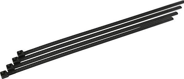 Immagine prodotto kaiserkraft Fascetta, riutilizzabile, conf. da 25 pz., lungh. x largh. 196 x 4,8 mm, nero, a (Fascette in plastica, 196 mm, 25 pz.)