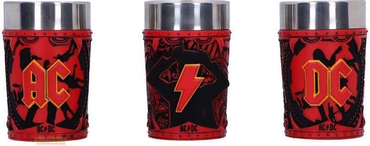 Image du produit Nemesis Now AC/DC Verres à liqueur Logo Pack de 3 (0.50 dl, 3 x, Verre à fusil)