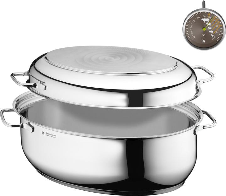 WMF Rôti supplémentaire (25.80 cm, Cocotte + faitout, Acier inoxydable)