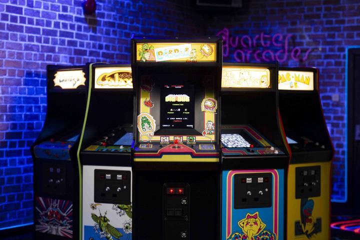 Actual product image Numskull Quarter Scale Arcade Cabinet - Dig Dug