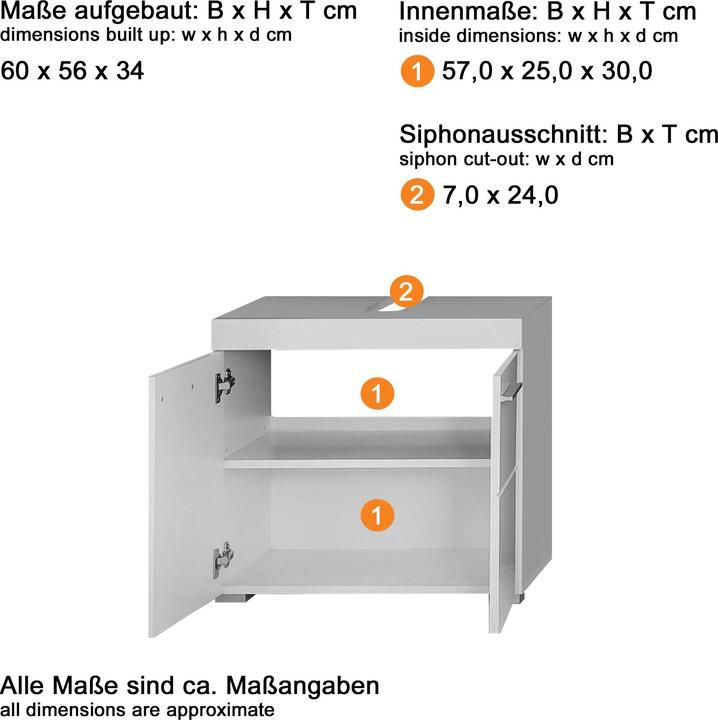 Produktbild Trendteam Amanda (60 x 34 x 56 cm)