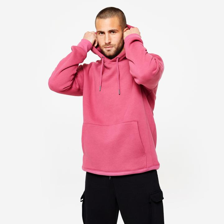 Domyos Hoodie Herren - 520 aschrosa (XL)