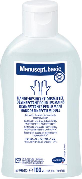 Produktbild Manusept basic Händedesinfektion (100 ml)