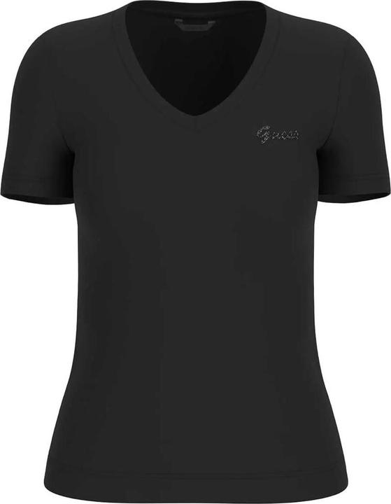 Guess Basic V-Ausschnitt T-Shirt Damen