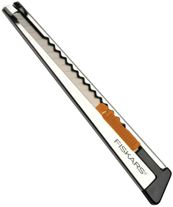Immagine prodotto Fiskars Coltello professionale a lama piatta argento 9 mm (Taglierini)