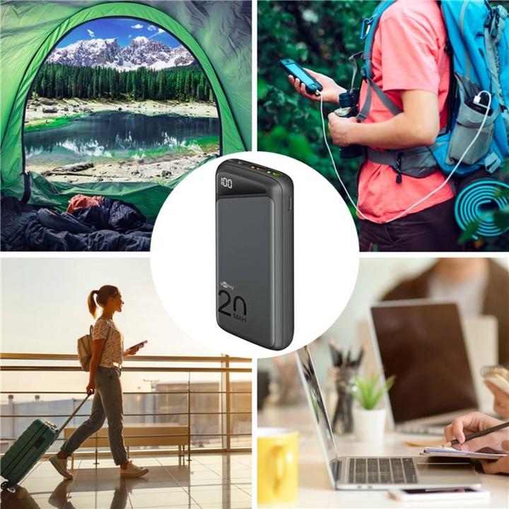 Immagine prodotto Goobay QC/PD (20000 mAh, 22.50 W, 18 Wh)