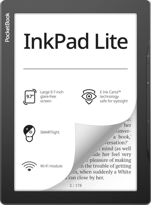 Produktbild PocketBook InkPad Lite (9.70", 8 GB, Mist Grey)