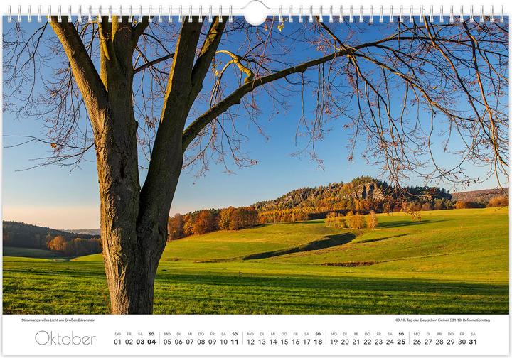 Actual product image Kalender Schsische Schweiz 2026 (45 x 30 cm, German)