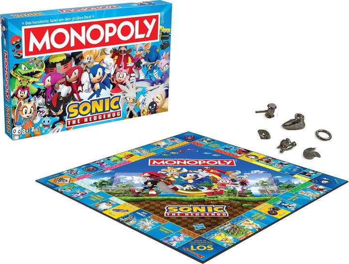 Actual product image Winning Moves Monopoly board game Sonic the Hedgehog *German version* (German)