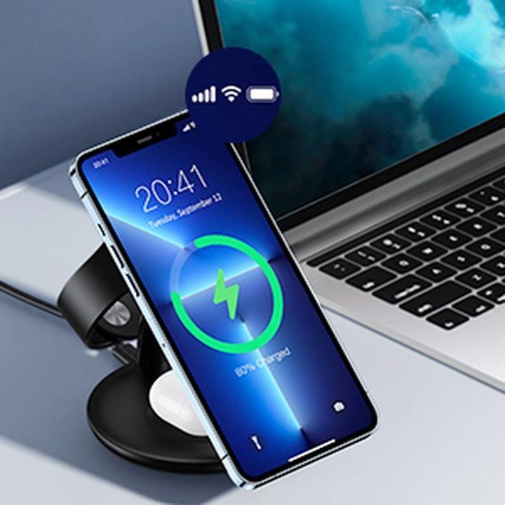 Actual product image Choetech 3 in 1 Charging Station (15 W)