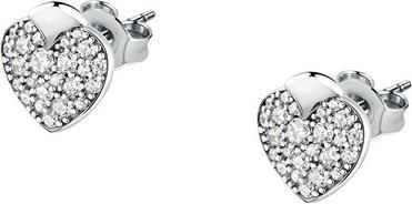 Produktbild Morellato Steel heart earrings with crystals Istanti SAVZ17