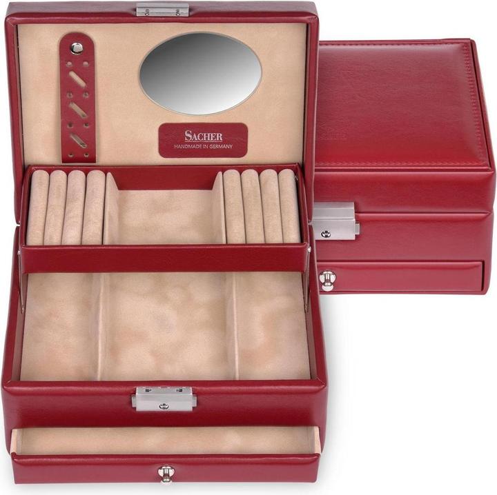 Immagine prodotto Sacher 15.000.295043 - Portagioie Carola nuovo classico rosso