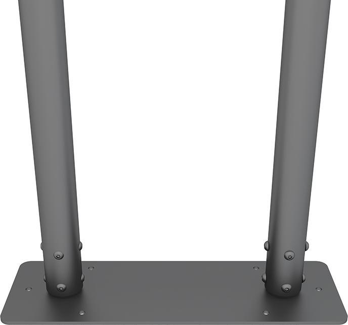 Actual product image Multibrackets Bolt Down Dual Pole, for Pro Series, metal