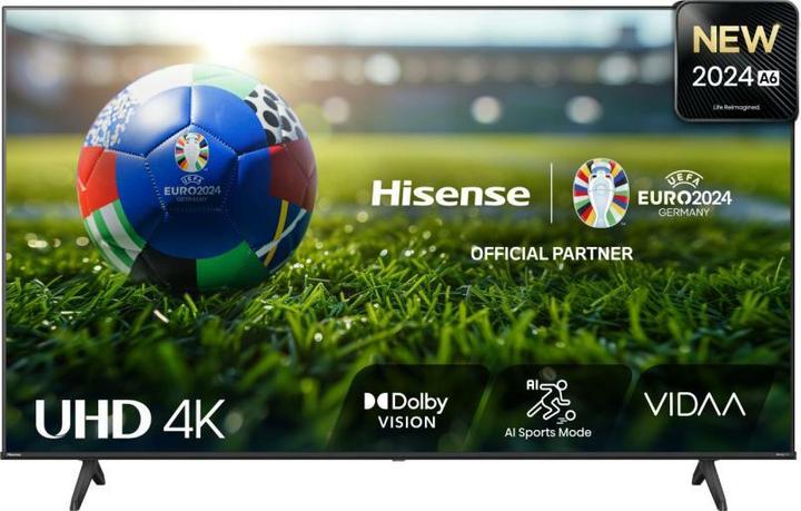Hisense TV 50E6NT (126 cm (50 inch), black, UltraHD/4K, HDR, triple tuner) (50", LED, 4K)
