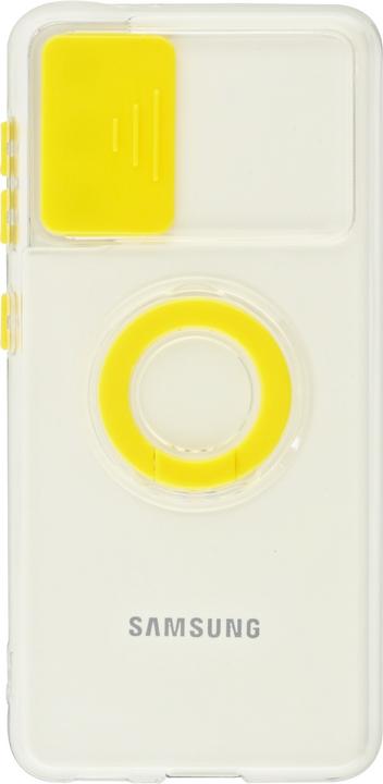 Immagine prodotto PhoneLook Coque Caméra clapet avec anneau jaune (Samsung Galaxy S22+)
