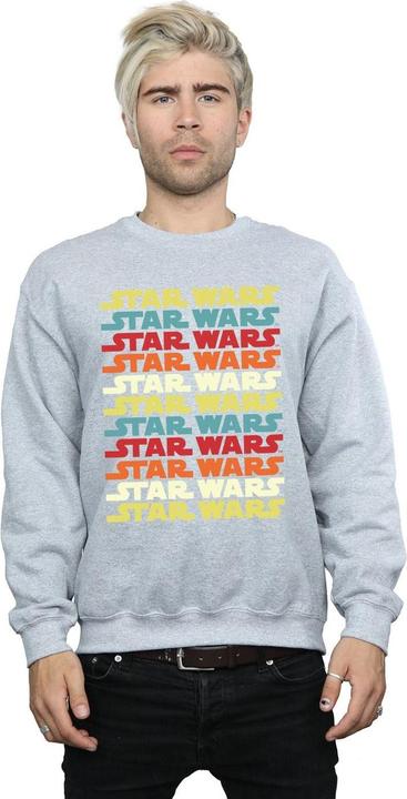 Produktbild Star Wars Retro Repeat Logo Sweatshirt (L)