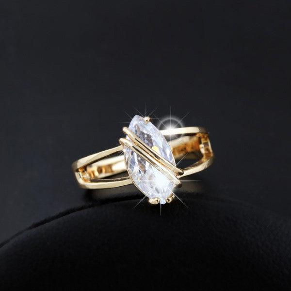 Produktbild Hermex Gold Ring RGP mit Zirkonia - Gold Gr. 51 (51)