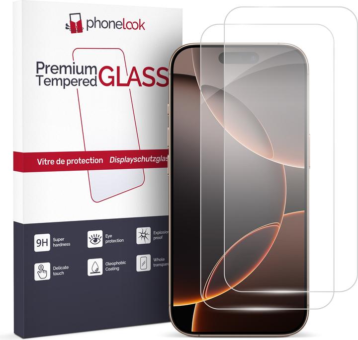 Produktbild PhoneLook 2er Set Panzer Glas Displayschutzfolie (Apple iPhone 7)