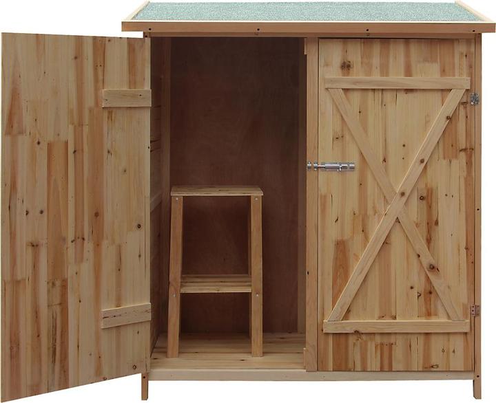 Produktbild Wiltec Gerätehaus XXL Holz Geräteschuppen Gartenschrank Geräteschrank Gartenhaus