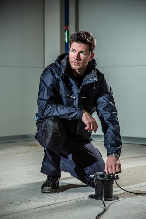 Image du produit Projob Veste de pluie imperméable au vent et à l'eau avec éléments contrastés