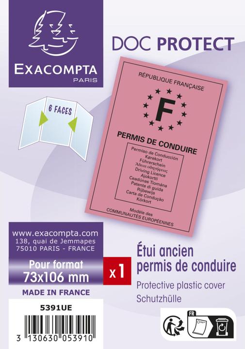 Actual product image Exacompta Driving licence (7.5 x 10.5 cm, 10 x)
