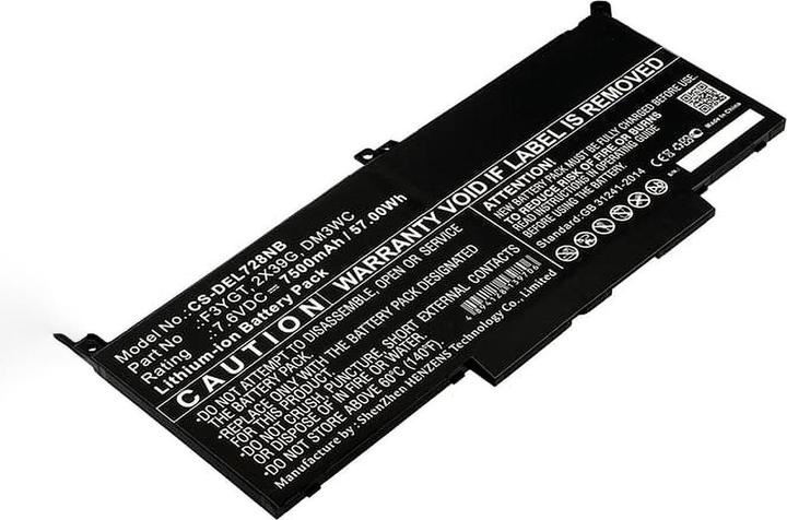 Immagine prodotto AGI Accumulatore compatibile con Dell Latitude 7280 - Accumulatore - 7.500 mAh (7500 mAh)