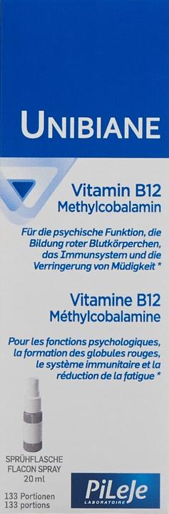 Immagine prodotto PiLeJe Vitamina B12 spray (1 Pezzo/i, Getto vaporizzato, 71 g)