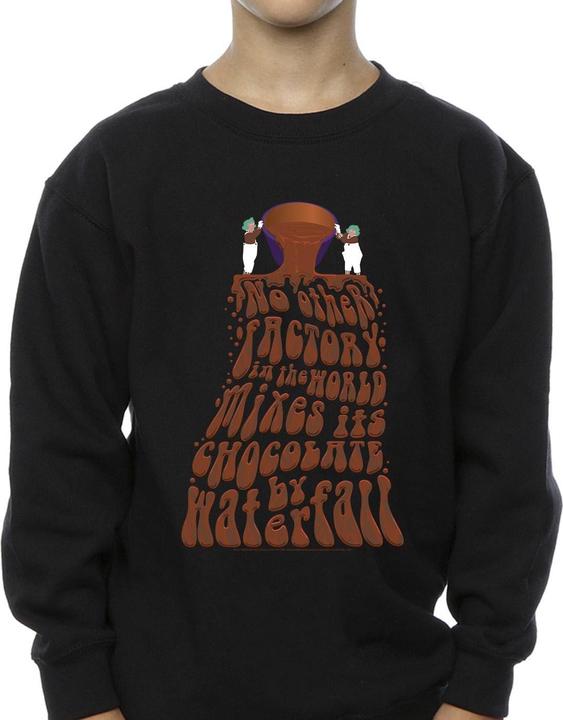 Produktbild Willy Wonka & the Chocolate Factory Chocolate Waterfall Sweatshirt Jungen (128)